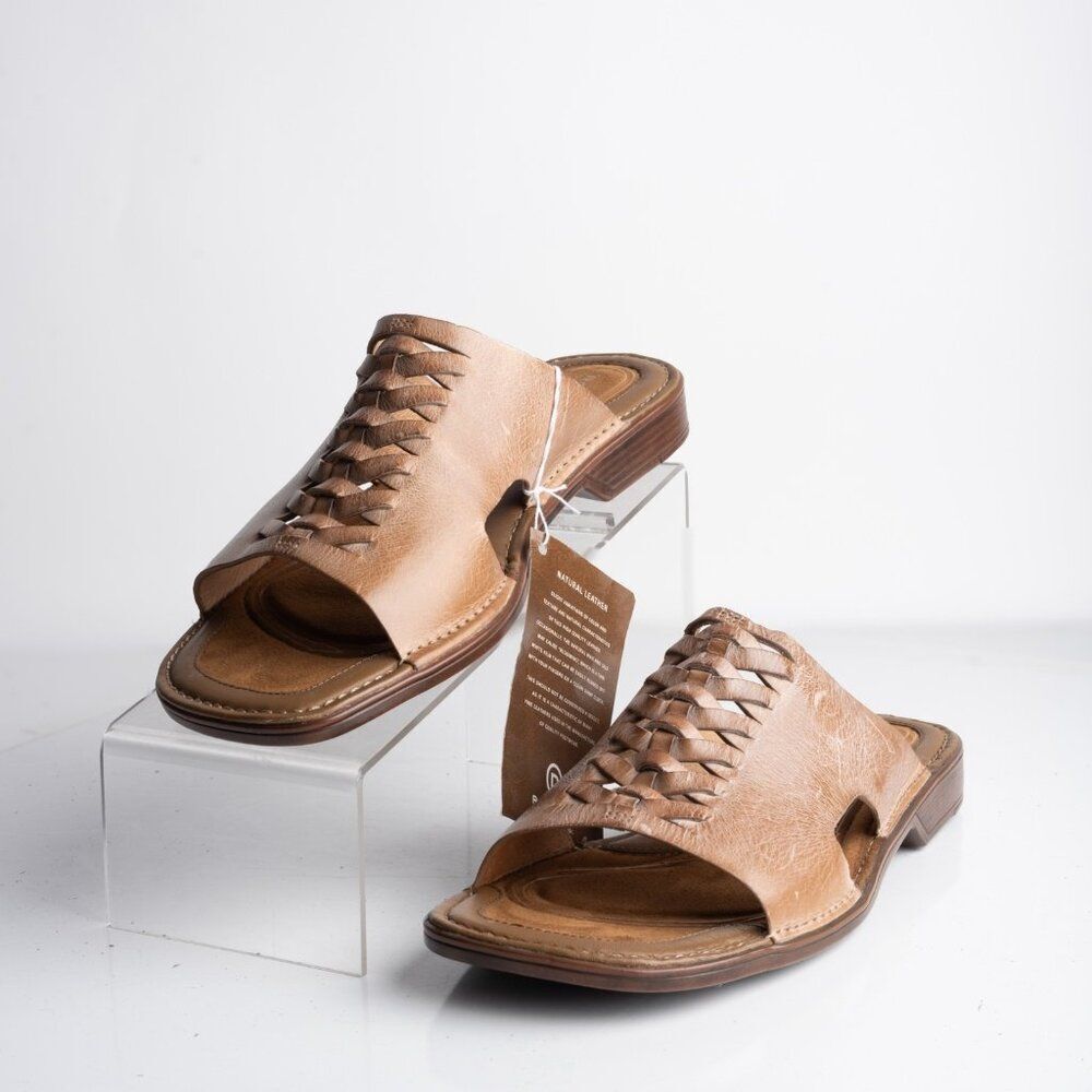 Rockport Mens Maderas Tortoise Shell Sandals Tan Brown US 10 EU 44 NWB